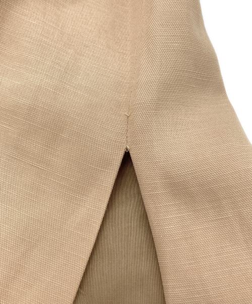 ebure（エブール）ebure (エブール) 半袖ワンピース ベージュ サイズ:36の古着・服飾アイテム