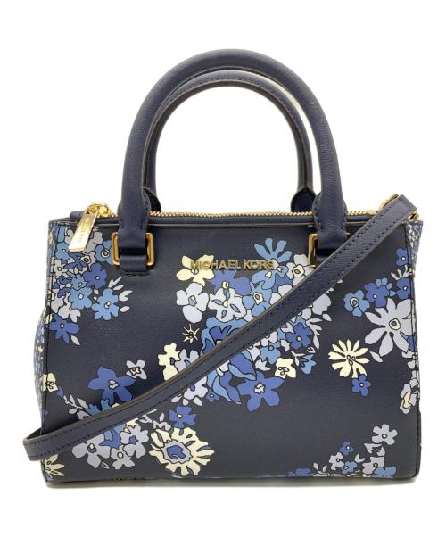 MICHAEL KORS（マイケルコース）MICHAEL KORS (マイケルコース) 2WAYバッグ ネイビーの古着・服飾アイテム