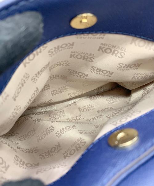 MICHAEL KORS（マイケルコース）MICHAEL KORS (マイケルコース) 2WAYバッグ ネイビーの古着・服飾アイテム