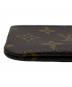 中古・古着 LOUIS VUITTON (ルイ ヴィトン) ポシェット・クレ コインケース ブラウン：17000円