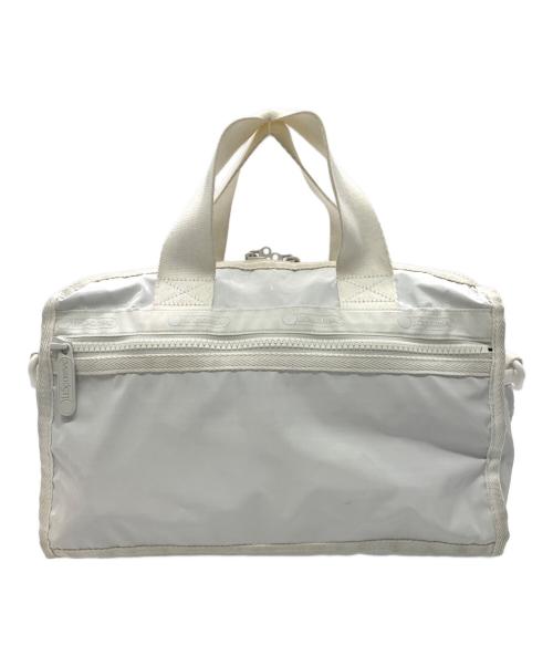 LeSportsac（レスポートサック）LeSportsac (レスポートサック) 2WAYショルダーバッグ ホワイトの古着・服飾アイテム