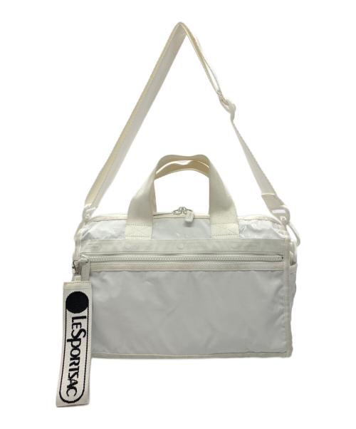 LeSportsac（レスポートサック）LeSportsac (レスポートサック) 2WAYショルダーバッグ ホワイトの古着・服飾アイテム