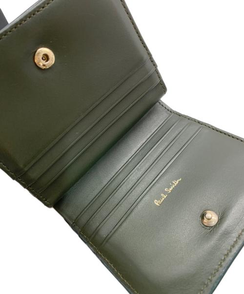 PAUL SMITH（ポールスミス）Paul Smith (ポールスミス) コンパクトウォレット グリーンの古着・服飾アイテム