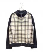 BURBERRY BLACK LABELバーバリーブラックレーベル）の古着「厚手ニット」｜ブラック×ホワイト