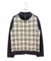 BURBERRY BLACK LABEL（バーバリーブラックレーベル）の古着「厚手ニット」｜ブラック×ホワイト