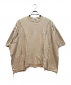 DISCOVEREDディスカバード）の古着「Rebuild Tee / 半袖カットソー」｜ベージュ