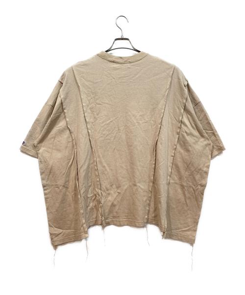 DISCOVERED（ディスカバード）DISCOVERED (ディスカバード) Rebuild Tee / 半袖カットソー ベージュ サイズ:3の古着・服飾アイテム