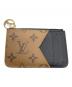 LOUIS VUITTON (ルイ ヴィトン) ポルト カルト･ロミー ブラウン×ブラック：46000円