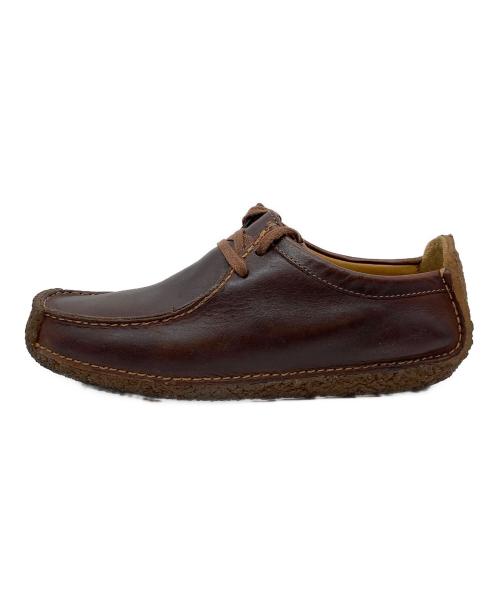 CLARKS（クラークス）CLARKS (クラークス) チェスナットレザーシューズ ブラウン サイズ:24.5cmの古着・服飾アイテム