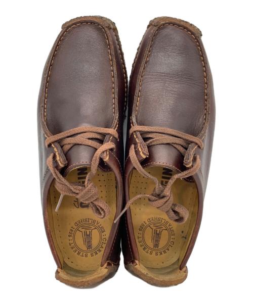 CLARKS（クラークス）CLARKS (クラークス) チェスナットレザーシューズ ブラウン サイズ:24.5cmの古着・服飾アイテム
