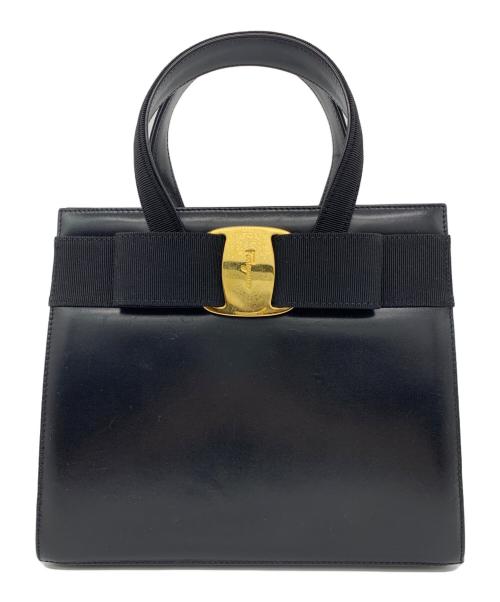 Salvatore Ferragamo（サルヴァトーレ フェラガモ）Salvatore Ferragamo (サルヴァトーレ フェラガモ) ハンドバッグ ブラックの古着・服飾アイテム
