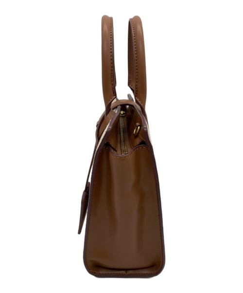 CHARLES & KEITH（チャールズアンドキース）CHARLES & KEITH (チャールズアンドキース) 2WAYショルダーバッグ ベージュ×ブラウンの古着・服飾アイテム