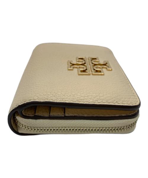 TORY BURCH（トリーバーチ）TORY BURCH (トリーバーチ) コンパクトウォレット ベージュの古着・服飾アイテム
