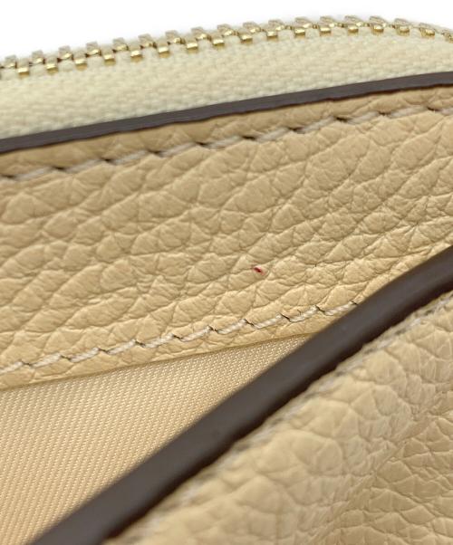 TORY BURCH（トリーバーチ）TORY BURCH (トリーバーチ) コンパクトウォレット ベージュの古着・服飾アイテム
