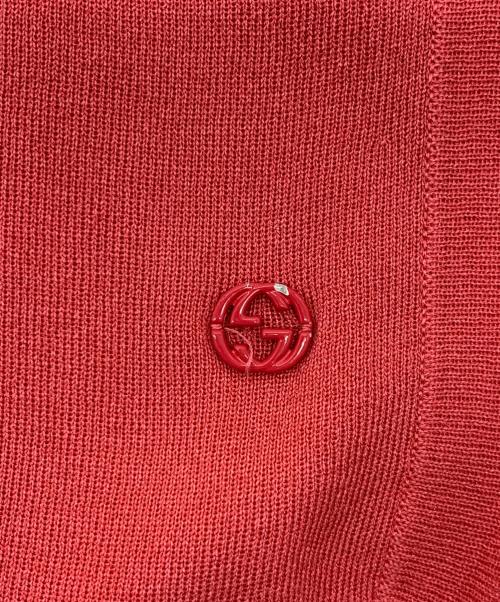 GUCCI（グッチ）GUCCI (グッチ) 半袖ニット ピンク サイズ:XSの古着・服飾アイテム
