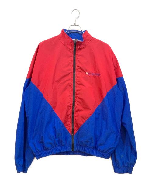 TOPS OF ROCKIES（トップス オブ ロッキーズ）TOPS OF ROCKIES (トップス オブ ロッキーズ) ジップアップジャケット レッド×ブルー サイズ:X-LARGEの古着・服飾アイテム