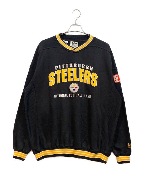 NFL（ナショナル・フットボール・リーグ）NFL (ナショナル・フットボール・リーグ) LEE (リー) スウェット ブラック×イエロー サイズ:Lの古着・服飾アイテム