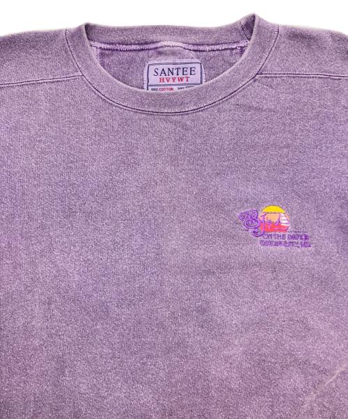 SANTEE HVYWT（サンティーヘビーウェイト）SANTEE HVYWT (サンティーヘビーウェイト) スウェット パープル サイズ:Lの古着・服飾アイテム