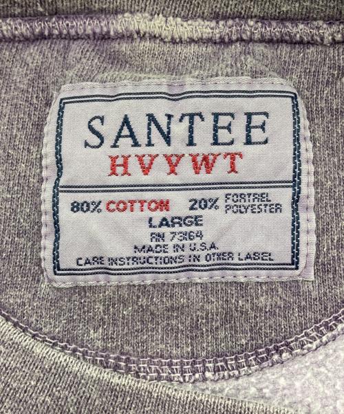 SANTEE HVYWT（サンティーヘビーウェイト）SANTEE HVYWT (サンティーヘビーウェイト) スウェット パープル サイズ:Lの古着・服飾アイテム