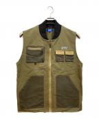 LFYTエルエフワイティー）の古着「TONAL MULTI POCKET VEST」｜オリーブ