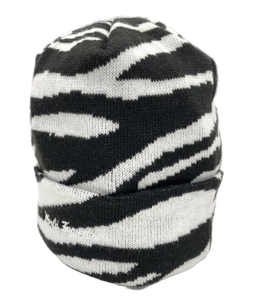 New Era（ニューエラ）New Era (ニューエラ) SUPREME (シュプリーム) New Era Box Logo Beanie / ニューエラ ボックスロゴ ビーニー ホワイト×ブラックの古着・服飾アイテム