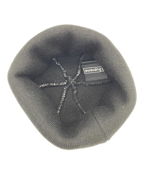 New Era（ニューエラ）New Era (ニューエラ) SUPREME (シュプリーム) New Era Box Logo Beanie / ニューエラ ボックスロゴ ビーニー ホワイト×ブラックの古着・服飾アイテム