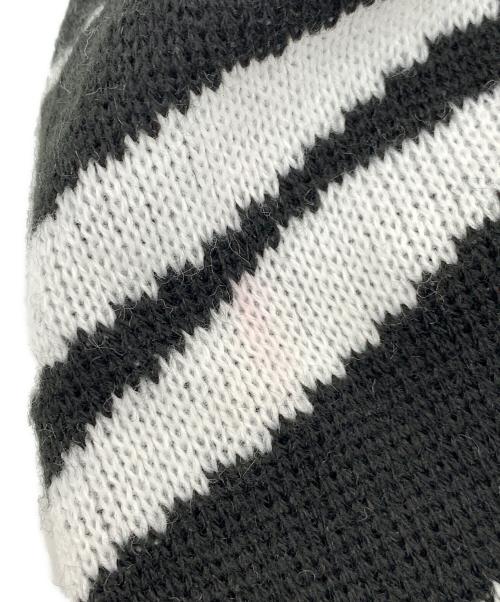 New Era（ニューエラ）New Era (ニューエラ) SUPREME (シュプリーム) New Era Box Logo Beanie / ニューエラ ボックスロゴ ビーニー ホワイト×ブラックの古着・服飾アイテム