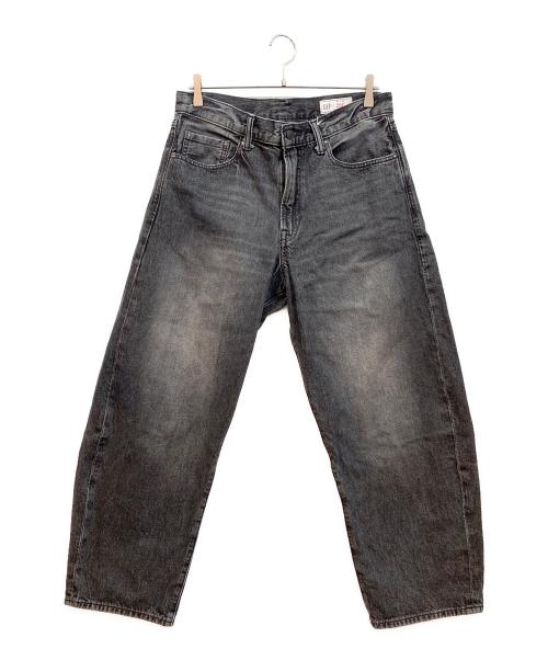GAP（ギャップ）GAP (ギャップ) バギー バレルデニムパンツ ブラック サイズ:W31の古着・服飾アイテム