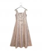 HER LIP TOハーリップトゥ）の古着「addington Long Dress」｜ピンク