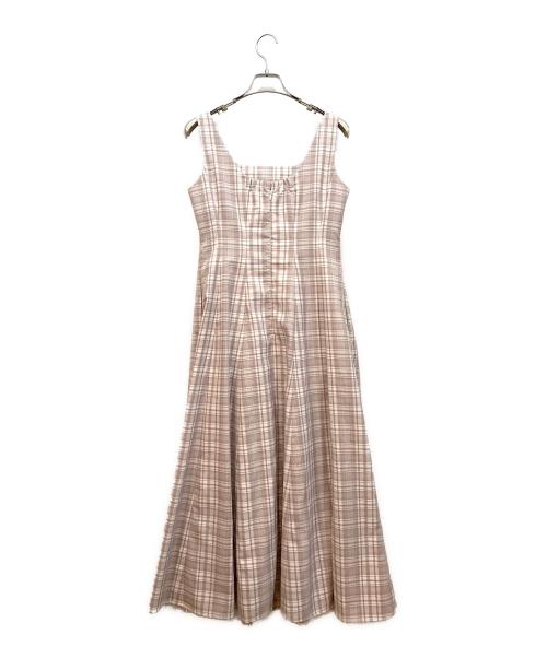 HER LIP TO（ハーリップトゥ）Her lip to (ハーリップトゥ) addington Long Dress ピンク サイズ:Mの古着・服飾アイテム
