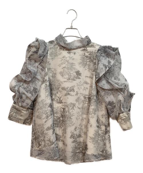 Snidel（スナイデル）Snidel (スナイデル) 長袖ブラウス グレー サイズ:SIZE ONEの古着・服飾アイテム