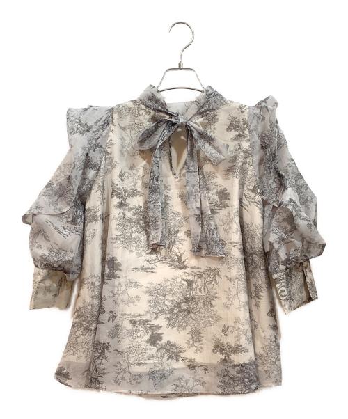 Snidel（スナイデル）Snidel (スナイデル) 長袖ブラウス グレー サイズ:SIZE ONEの古着・服飾アイテム