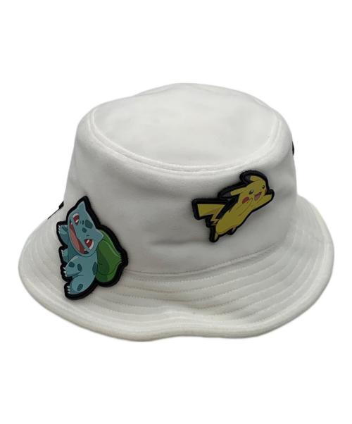 CA4LA（カシラ）CA4LA (カシラ) ポケモン (ポケモン) ハット ホワイトの古着・服飾アイテム