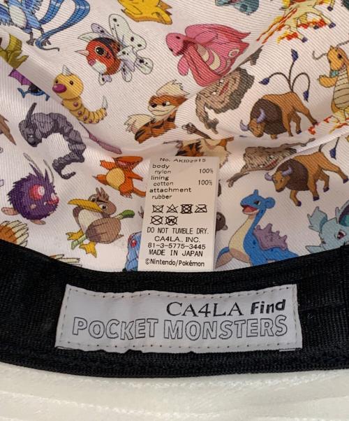 CA4LA（カシラ）CA4LA (カシラ) ポケモン (ポケモン) ハット ホワイトの古着・服飾アイテム