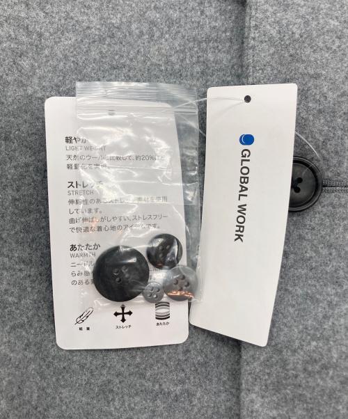 GLOBAL WORK（グローバルワーク）GLOBAL WORK (グローバルワーク) チェスターコート グレー サイズ:Lの古着・服飾アイテム