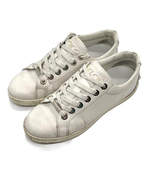 JIMMY CHOO（ジミーチュウ）JIMMY CHOO (ジミーチュウ) CASH / キャッシュ ホワイト サイズ:37の古着・服飾アイテム
