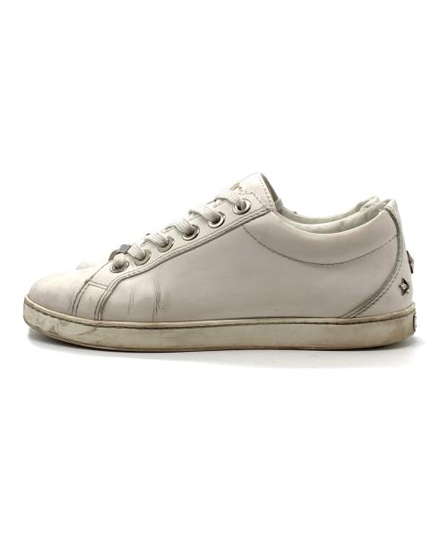 JIMMY CHOO（ジミーチュウ）JIMMY CHOO (ジミーチュウ) CASH / キャッシュ ホワイト サイズ:37の古着・服飾アイテム