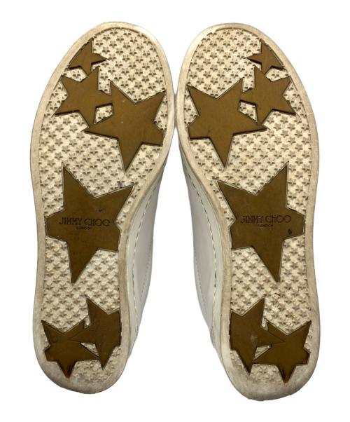 JIMMY CHOO（ジミーチュウ）JIMMY CHOO (ジミーチュウ) CASH / キャッシュ ホワイト サイズ:37の古着・服飾アイテム