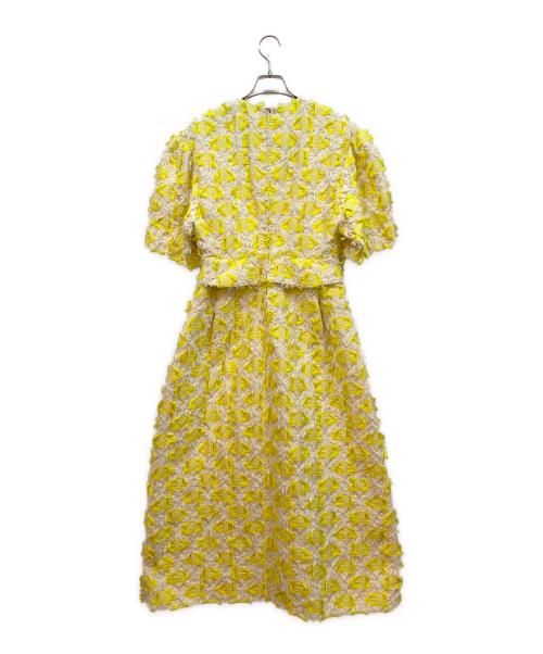 BLAMINK（ブラミンク）BLAMINK (ブラミンク) 半袖ワンピース イエロー サイズ:36の古着・服飾アイテム