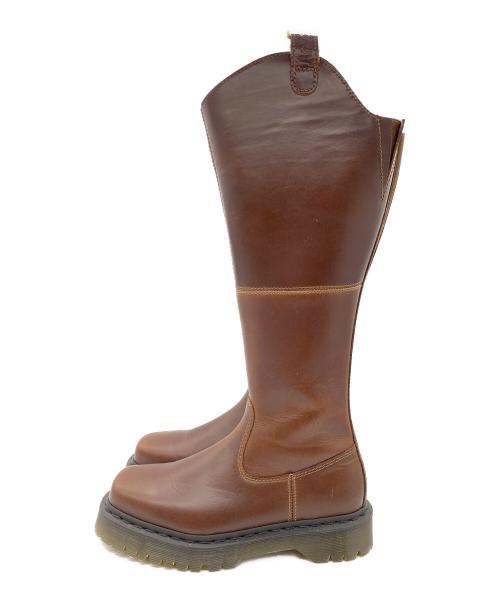 Dr.Martens（ドクターマーチン）Dr.Martens (ドクターマーチン) AMAAYAH  ハイ ライディング ブーツ ブラウン サイズ:UK5の古着・服飾アイテム