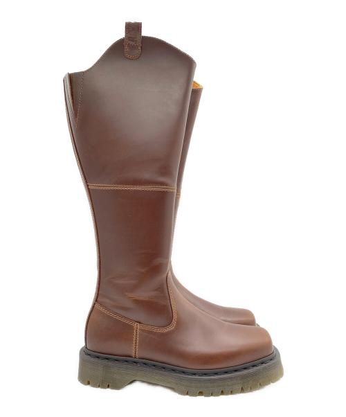 Dr.Martens（ドクターマーチン）Dr.Martens (ドクターマーチン) AMAAYAH  ハイ ライディング ブーツ ブラウン サイズ:UK5の古着・服飾アイテム