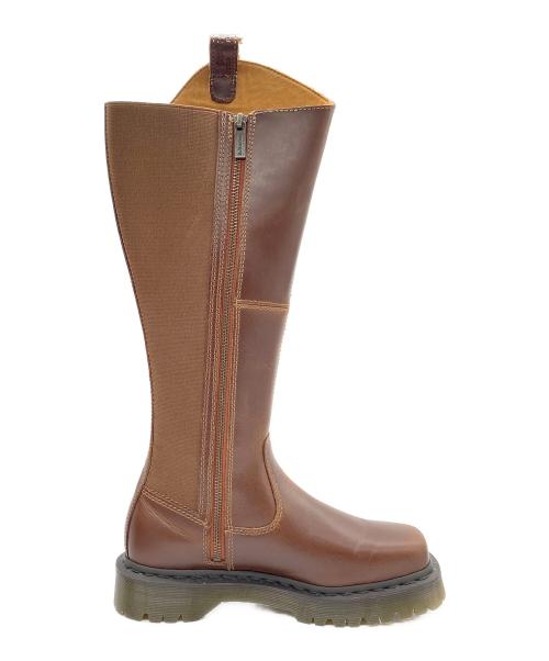 Dr.Martens（ドクターマーチン）Dr.Martens (ドクターマーチン) AMAAYAH  ハイ ライディング ブーツ ブラウン サイズ:UK5の古着・服飾アイテム