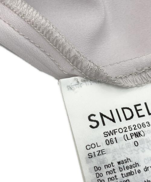 Snidel（スナイデル）Snidel (スナイデル) Sustainableオフショルギャザーワンピース ピンクの古着・服飾アイテム
