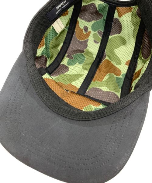 COMME des GARCONS HOMME（コムデギャルソン オム）COMME des GARCONS HOMME (コムデギャルソン オム) ナイロンウェザーキャップ ブラックの古着・服飾アイテム
