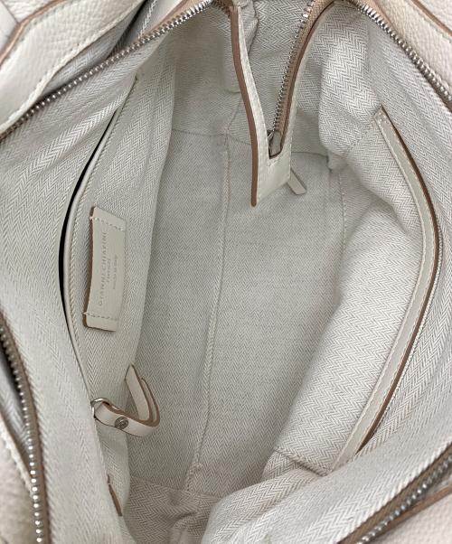 GIANNI CHIARINI（ジャンニ キアリーニ）GIANNI CHIARINI (ジャンニ キアリーニ) AMBRA SMALL HAND BAG ホワイトの古着・服飾アイテム