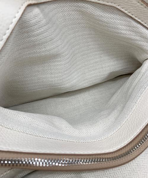 GIANNI CHIARINI（ジャンニ キアリーニ）GIANNI CHIARINI (ジャンニ キアリーニ) AMBRA SMALL HAND BAG ホワイトの古着・服飾アイテム