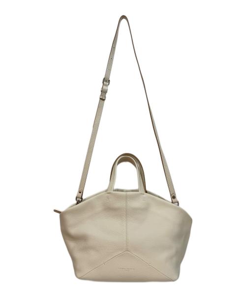 GIANNI CHIARINI（ジャンニ キアリーニ）GIANNI CHIARINI (ジャンニ キアリーニ) AMBRA SMALL HAND BAG ホワイトの古着・服飾アイテム