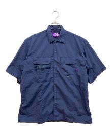 THE NORTHFACE PURPLELABEL（ザ・ノースフェイス パープルレーベル）の古着「フィールドハーフスリーブシャツ」｜ブルー