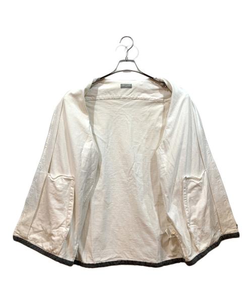 COMME des GARCONS HOMME（コムデギャルソン オム）COMME des GARCONS HOMME (コムデギャルソン オム) ジップアップブルゾン ホワイト サイズ:表記なしの古着・服飾アイテム