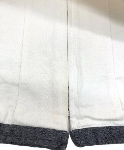 COMME des GARCONS HOMME（コムデギャルソン オム）COMME des GARCONS HOMME (コムデギャルソン オム) ジップアップブルゾン ホワイト サイズ:表記なしの古着・服飾アイテム